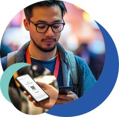 Event attendee mobile app with QR code — Expo Pass