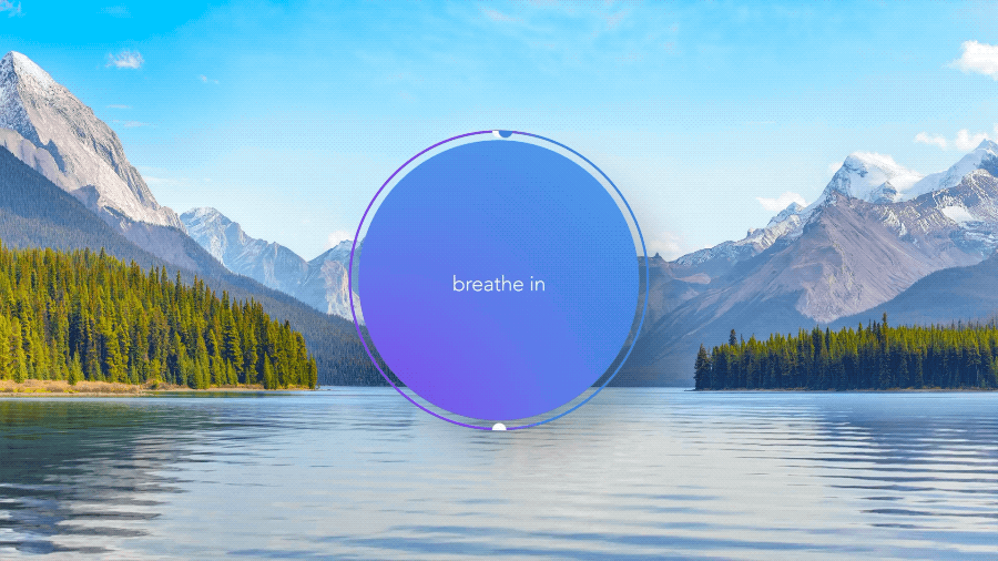 Calm app image.