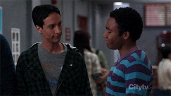 Two men creating a connection.