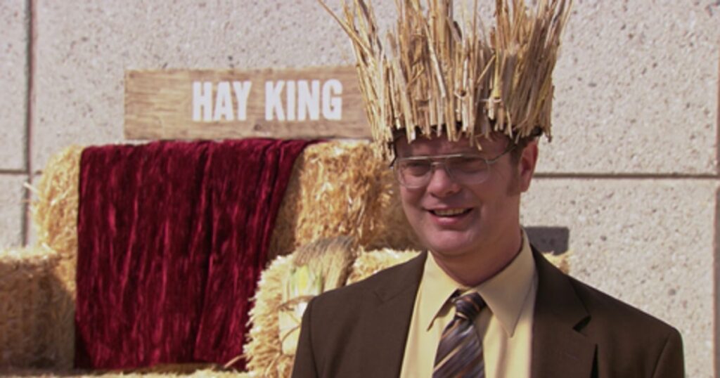 Fall event, hay-themed.