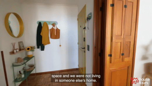 GIF of a tiny house tour