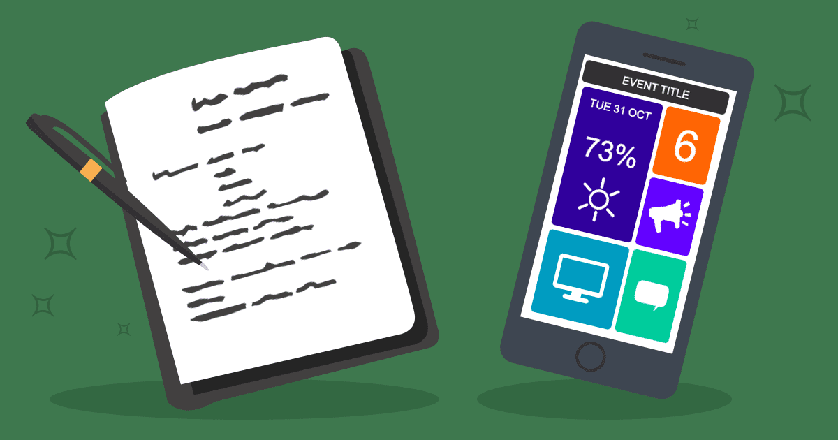 Paper is in the Past - Providing Event Materials Electronically