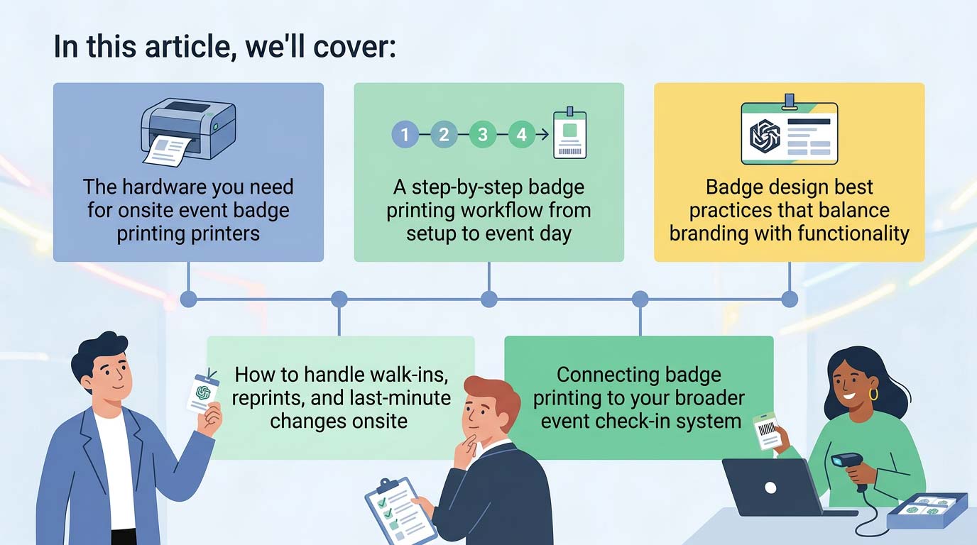Onsite Event Badge Printing: Equipment, Workflow & Best Practices