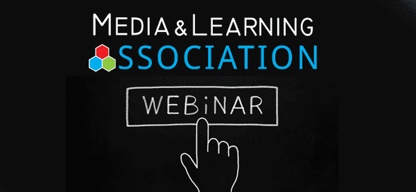 Media & Learning Association Webinar poster