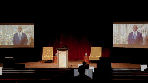 GIF showcasing different areas of the Orange County Convention Center Executive Studio
