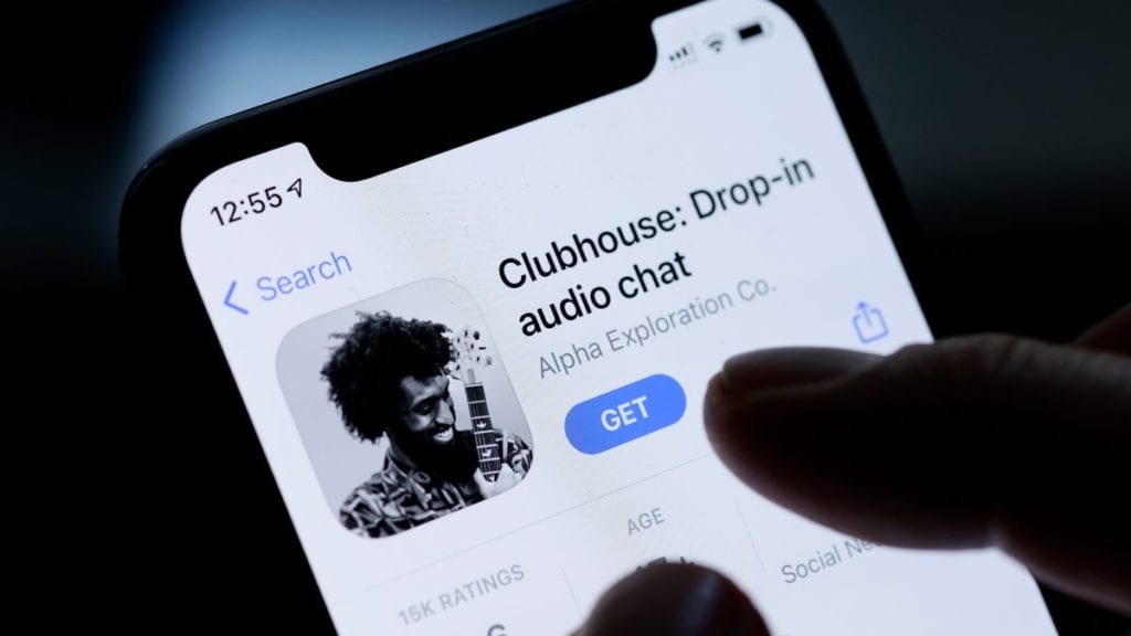 Clubhouse: Drop-in audio chat app download screen