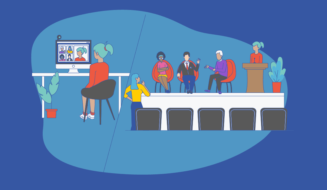 Saying goodbye to virtual and hello to an in-person and hybrid future.