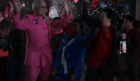 Group of people dancing.