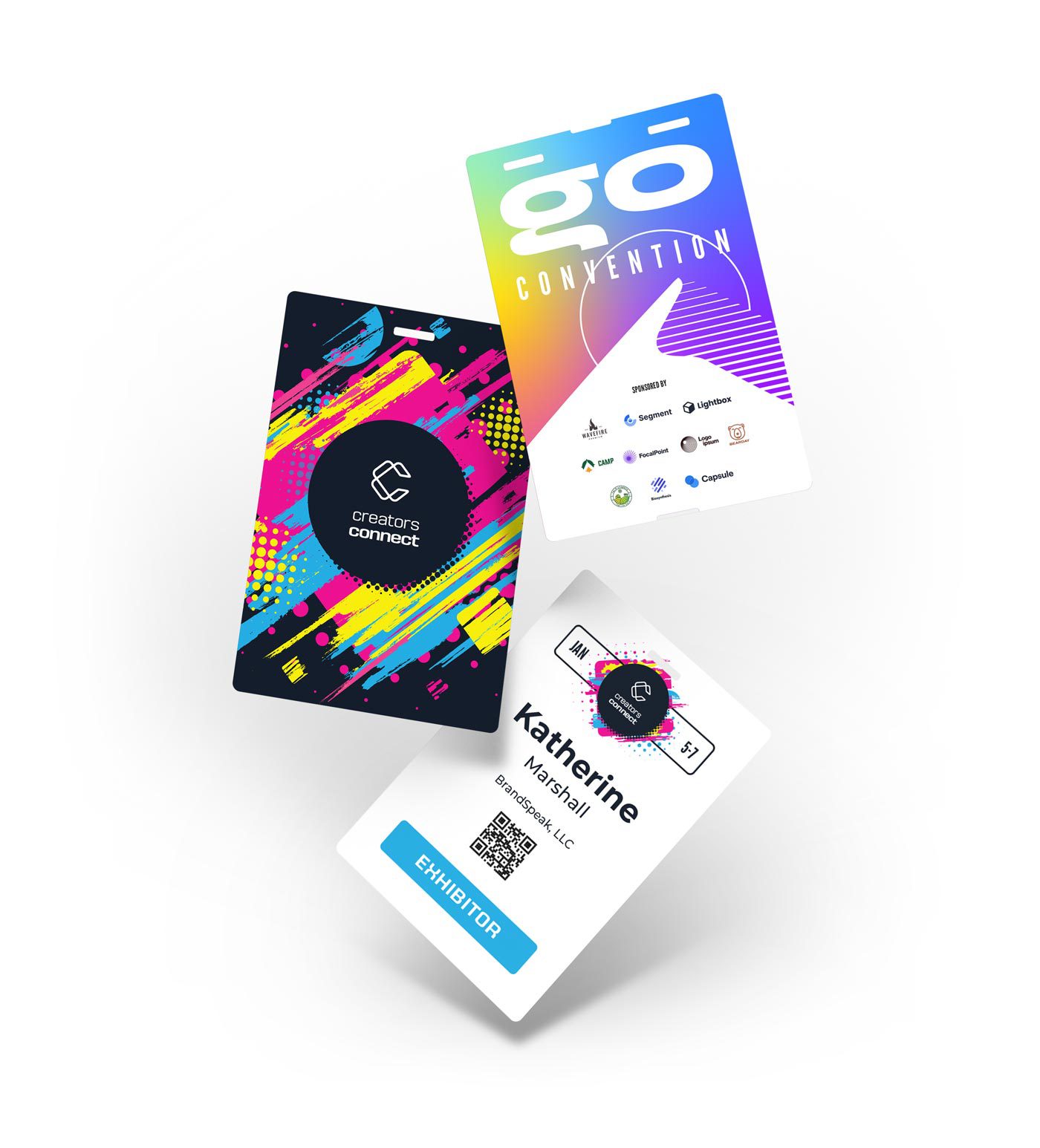 badge-design Onsite Event Badges - High Quality Eco-Friendly from Expo Pass