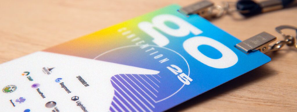 Expo Pass Example Plastic Badge