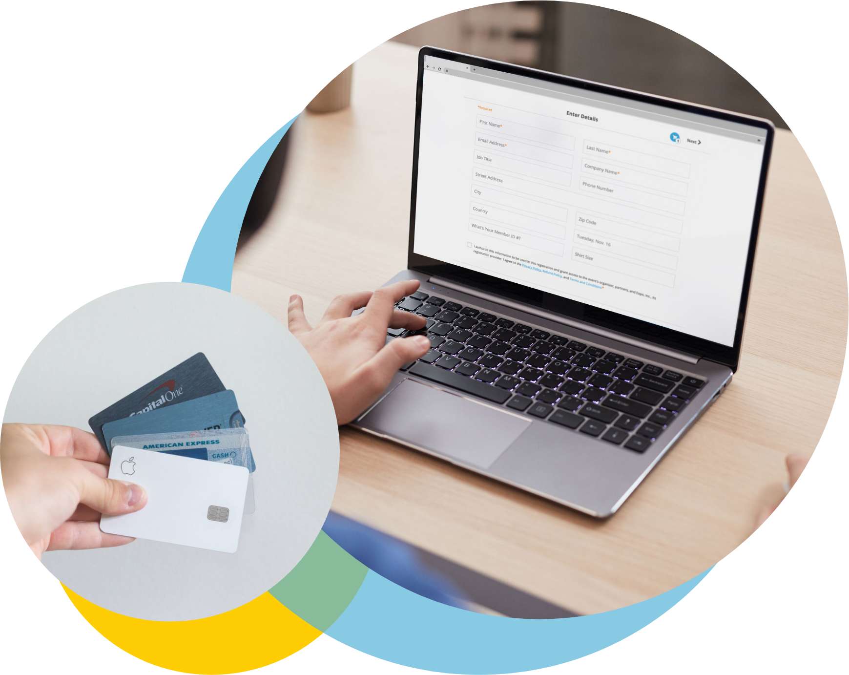 event-registration-forms-payment-app Event Registration Sign-up Forms and Payment Processing with Expo Pass